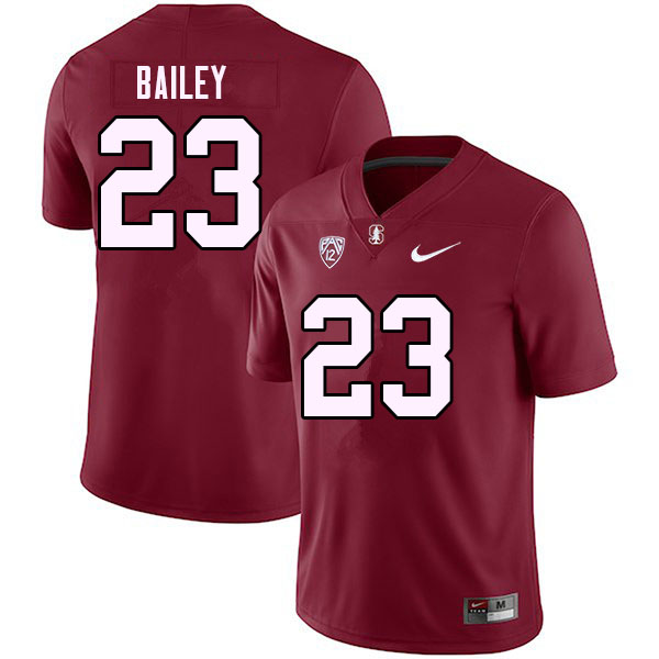 Women #23 David Bailey Stanford Cardinal College 2023 Football Stitched Jerseys Sale-Cardinal - Click Image to Close